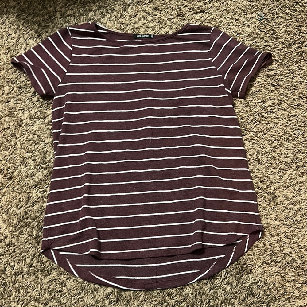Maroon shirt, lightly used